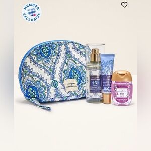 Bath & Body Works Blue Paisley Vera Bradley Cosmetic Bag
